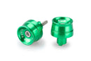 Speed Bar Ends Green For Kawasaki Ninja 650  /  Z650 2020-Current