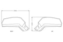 Handguard Extensions Dark Smoke For Yamaha Tracer 900 2018-2020