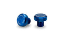 Mirror Hole Screw Plugs For M10 / 125 LH & RH Threads Blue