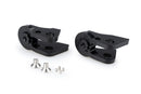 Adjustable Rider Footpeg Adaptor Black For Honda NT 1100 2022-Current