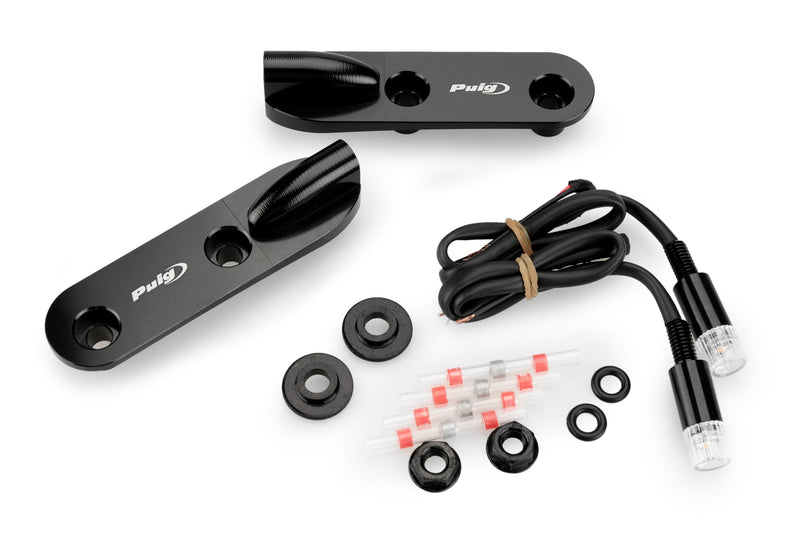 Mirror Caps with Integrated Indicator Black For BMW M1000RR 2023-Current
