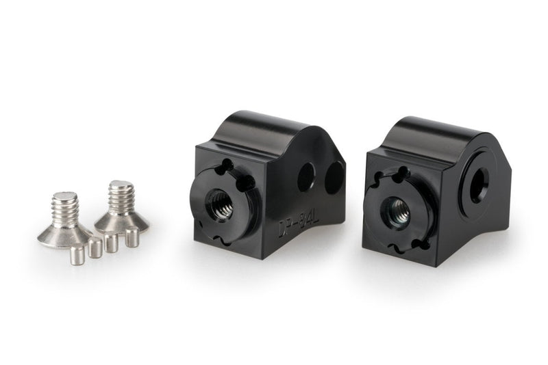 Adjustable Passenger Footpeg Adaptor Black For Honda NT1100 2022-Current