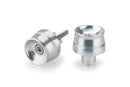 Speed Bar Ends Silver For Kawasaki Ninja 650  /  Z650 2020-Current