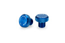 Mirror Hole Screw Plugs For M10 / 125 RH Thread x 2 Blue