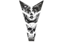 Skull & Poker Tank Pad Black