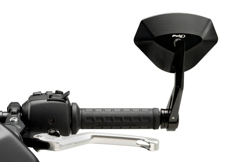 Hi-Tech 5 Bar End Mirror Black