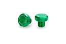 Mirror Hole Screw Plugs For M10 / 125 LH & RH Threads Green