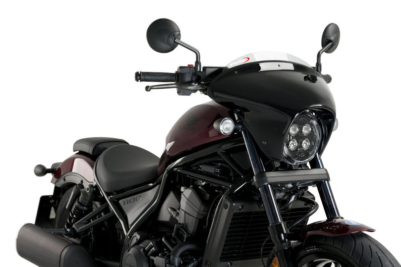 Batwing SML Sport Screen For Gloss Black / Clear For Honda CMX 1100 Rebel 2021-Current