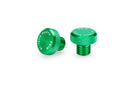 Mirror Hole Screw Plugs For M10 / 150 RH Thread x 2 Green