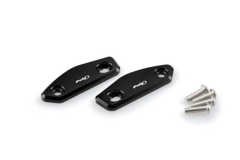 Aluminium Mirror Caps Black For Suzuki GSX-R 250 2017-2019
