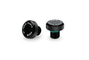 Mirror Hole Screw Plugs For M10 / 150 RH Thread x 2 Black
