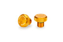 Mirror Hole Screw Plugs For M10 / 125 RH Thread x 2 Gold