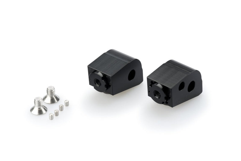 Adjustable Passenger Footpeg Adaptor Black For KTM 1290 Super Adventure R 2021-Current