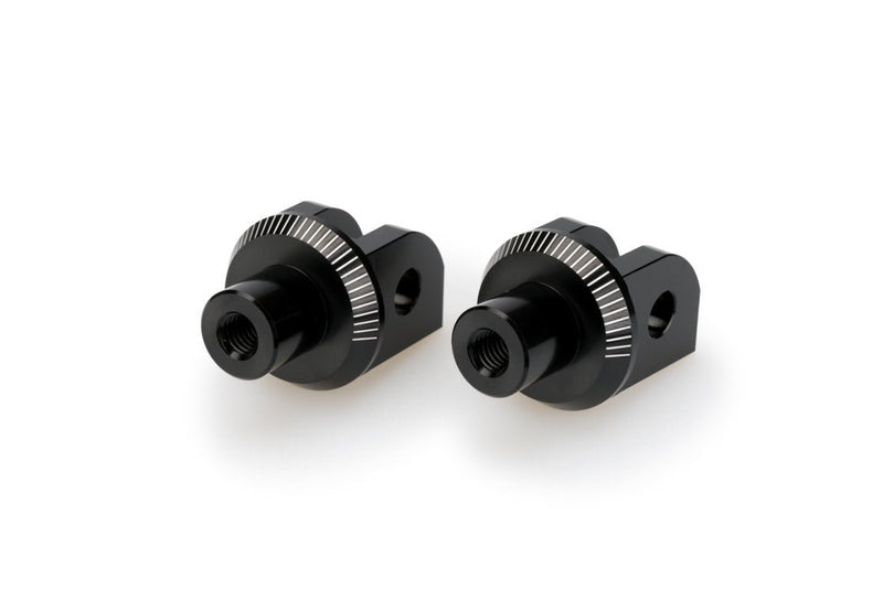 Footpeg Adaptors Rider Black Anodised Aluminium For Suzuki Hayabusa GSX1300R 2021-Current