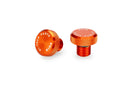 Mirror Hole Screw Plugs For M10 / 125 RH Thread x 2 Orange