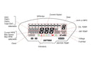 Deva' Multifunction Dashboard - Speedo/Tacho/Gear Position+More