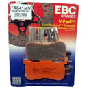 EBC FA641/4V Semi Sintered Rear Right Brake Pads Red - 88 x 43 x 8mm