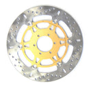 EBC MD626X Motorcycle Front Left Brake Disc Silver With Gold Hub - 300mm
