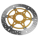 EBC MD633X Front Left Brake Disc Silver With Gold Hub - 320mm