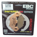 EBC SFA650HH Scooter Sintered Front Left / Right / Rear Left Brake Pads Brown - 96.96 x 39.05 x 7.13mm
