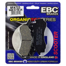 EBC SFA723 Scooter Organic Front Left Brake Pads Black