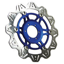 EBC VR3088BLU Vee Series Sports Front Left Brake Disc Silver With Blue Hub - 310mm