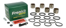 Caliper Repair Kit + Piston Black / Silver For Kawasaki ZX-6 R 600 Ninja Catalysator 1998-1999 - 27 MM