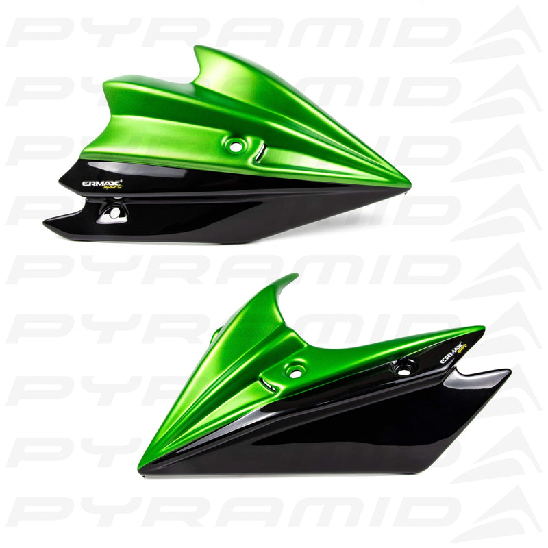 Belly Pan For Matt Green/Met Black (Candy Blazed Green/Spark Black) For Kawasaki Z 800 2013-2015