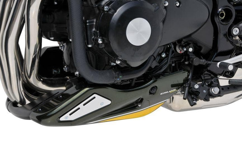 Belly Pan For  Met Green (Candytone Green/Yellow/Black) For Kawasaki Z 900 RS 2017-Current