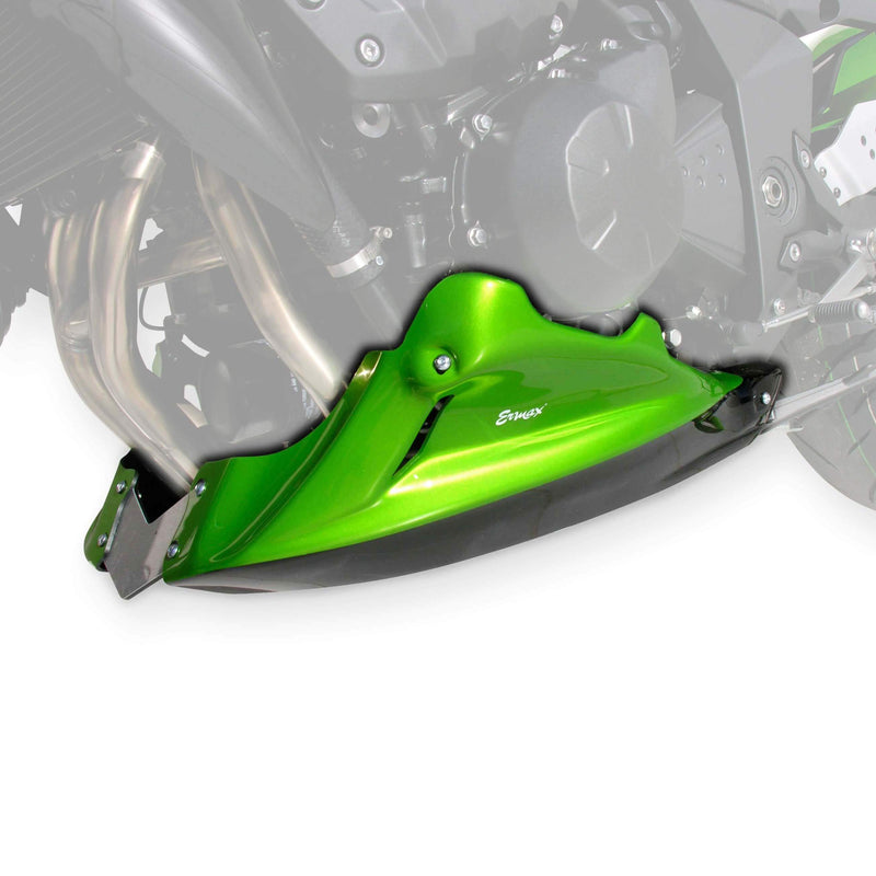 Belly Pan For Met Green/Met Black (Candy Lime Green/Spark Black) For Kawasaki Z 750 R 2012-2012