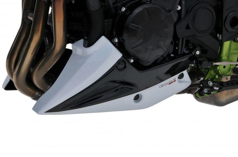 Belly Pan For Met White/Met Black (Pearl Blizzard White/Metallic Spark Black) For Kawasaki Z 900 2020-Current