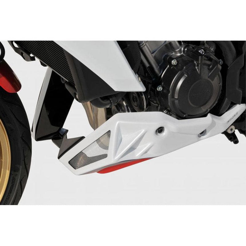 Belly Pan For Met White/Met Red (Pearl Metaloid White/Millenium Red) For Honda CB 650 F 2014-2016