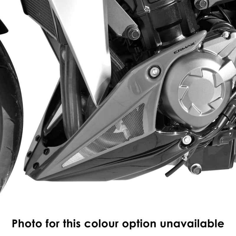 Belly Pan For Metallic Black Grey Glake (Spark Black) For Kawasaki Z 1000 2010-2013