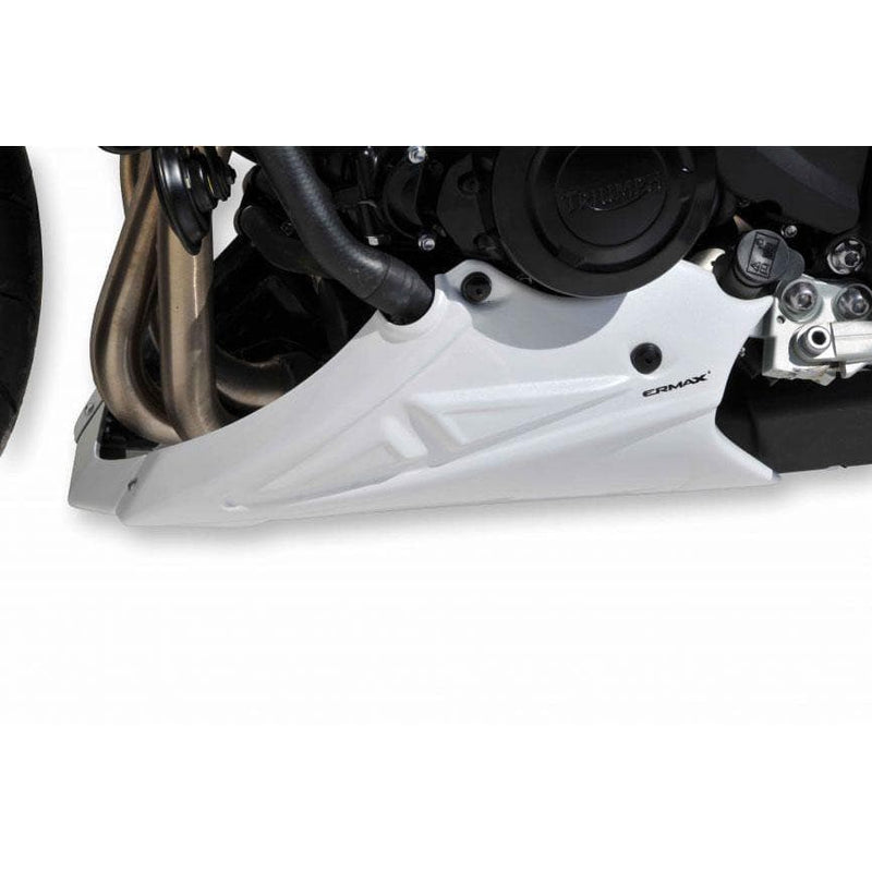 Belly Pan For Metallic White (Crystal White) For Triumph Street Triple 675 2013-2015