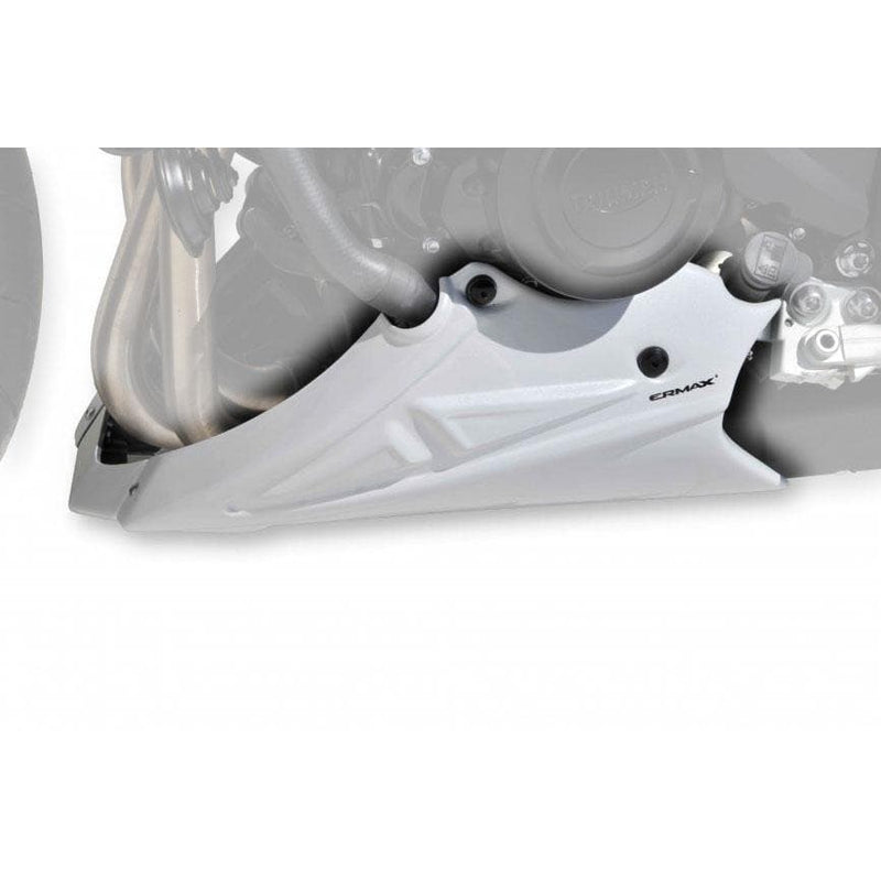 Belly Pan For Metallic White (Crystal White) For Triumph Street Triple 675 2013-2015