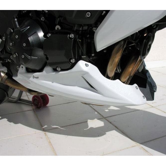 Belly Pan For Metallic White (Pearl Crystal White) For Kawasaki Z 1000 2008-2009