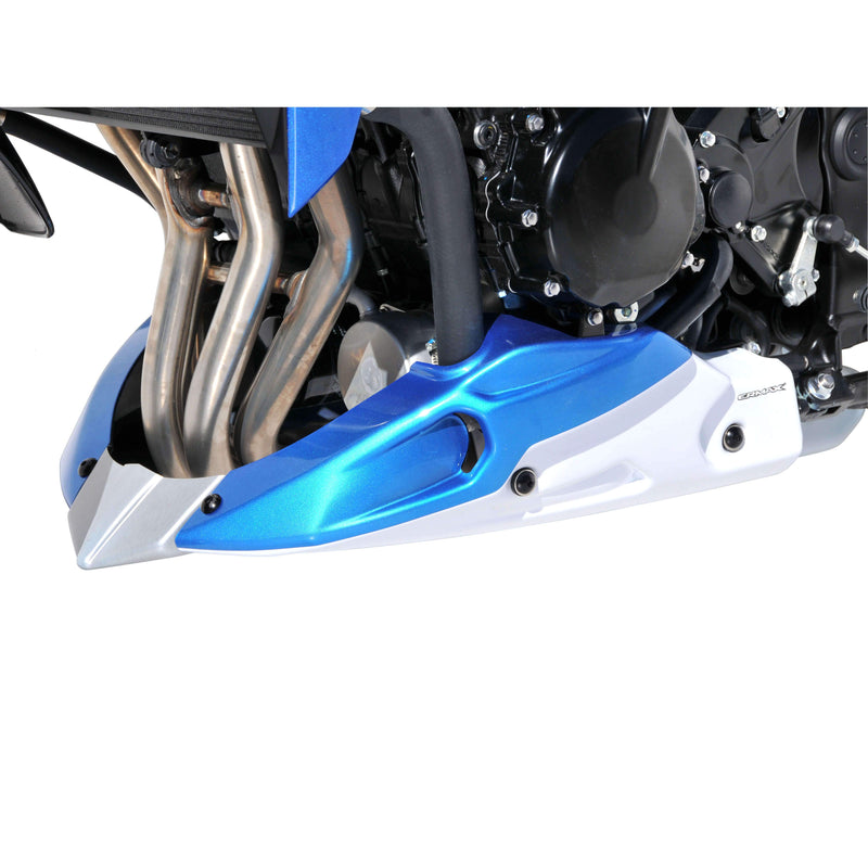 Belly Pan For Metallic White/Metallic Blue (White Glacier/Triton Blue) For Suzuki GSR 750 2013-2015