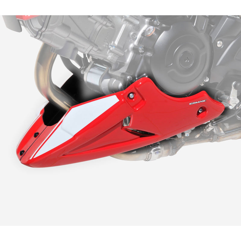 Belly Pan For Metallic White/Metallic Red (Glacier White/Mirage Red) For Suzuki SV 650 N 2016-2018