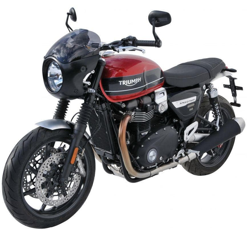 Cafe Racer Screen Satin Black For Triumph Speed Twin 1200 2019-Current