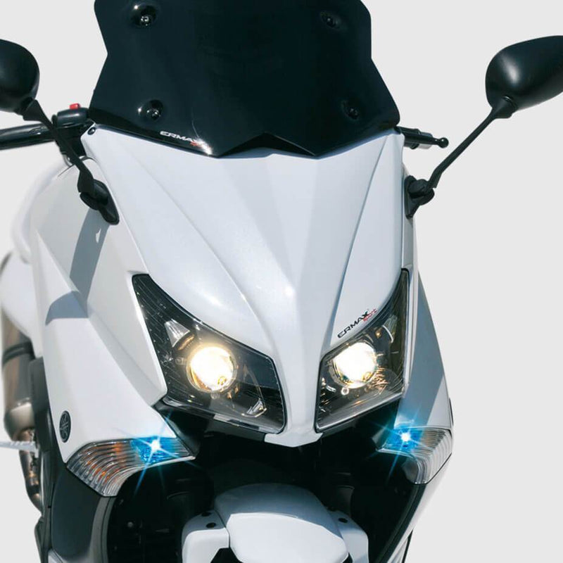 Front Fairing For Metallic White (Bluish White Cocktail) For Yamaha T-Max 530 2012-2014