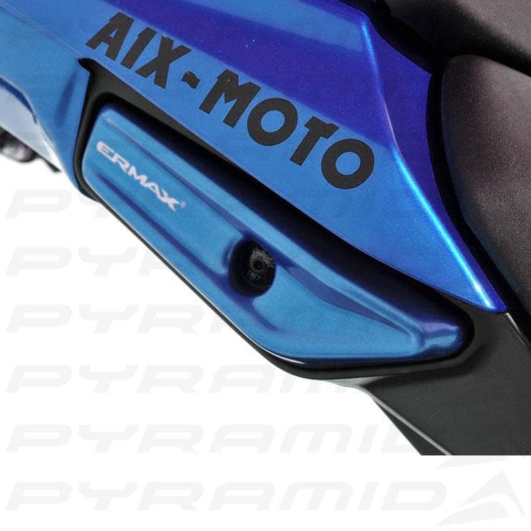 Grab Rail Cover Kit For Metallic Blue (Candy Plasma Blue) For Kawasaki Ninja 1000 2011-2016