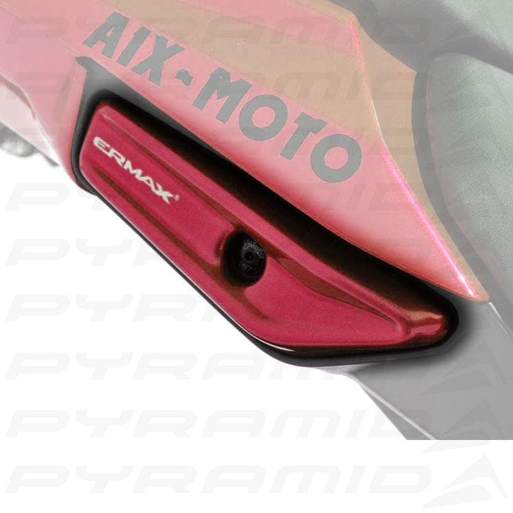 Grab Rail Cover Kit For Metallic Red (Candy Fire Red) For Kawasaki Ninja 1000 2011-2016