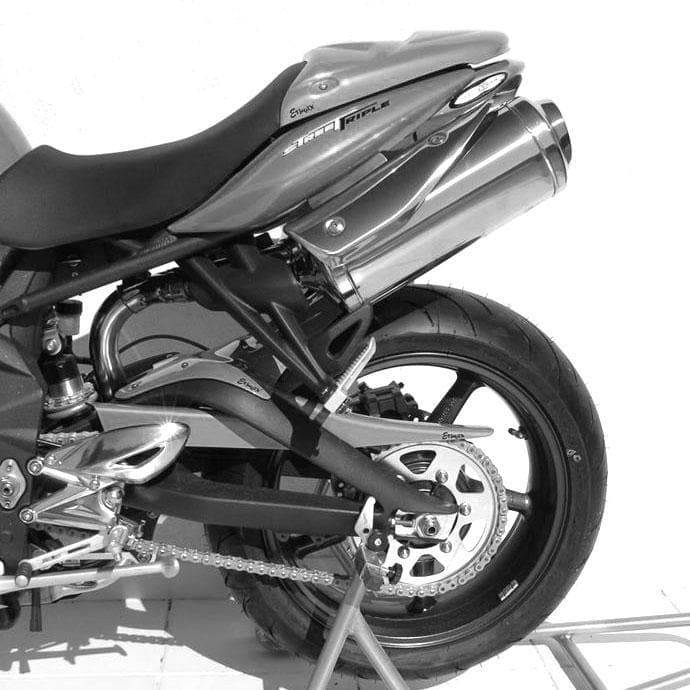 Hugger For Gloss Black (Jet Black) For Triumph Street Triple 675 2008-2010