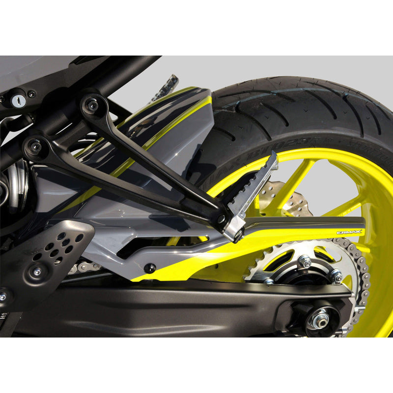 Hugger For Gloss Grey/Gloss Yellow (Nimbus Grey/Fluo Yellow) For Yamaha MT-07 2016-2017