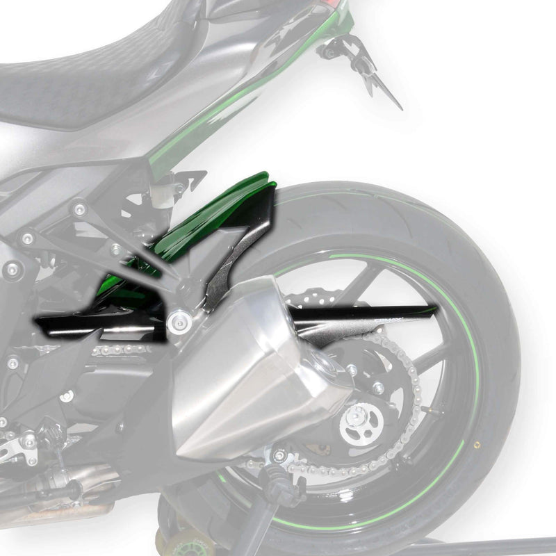 Hugger For Matt Grey/Metallic Green (Matte Graphite Grey/Golden Blazed Green) For Kawasaki Z 1000 2014-2016