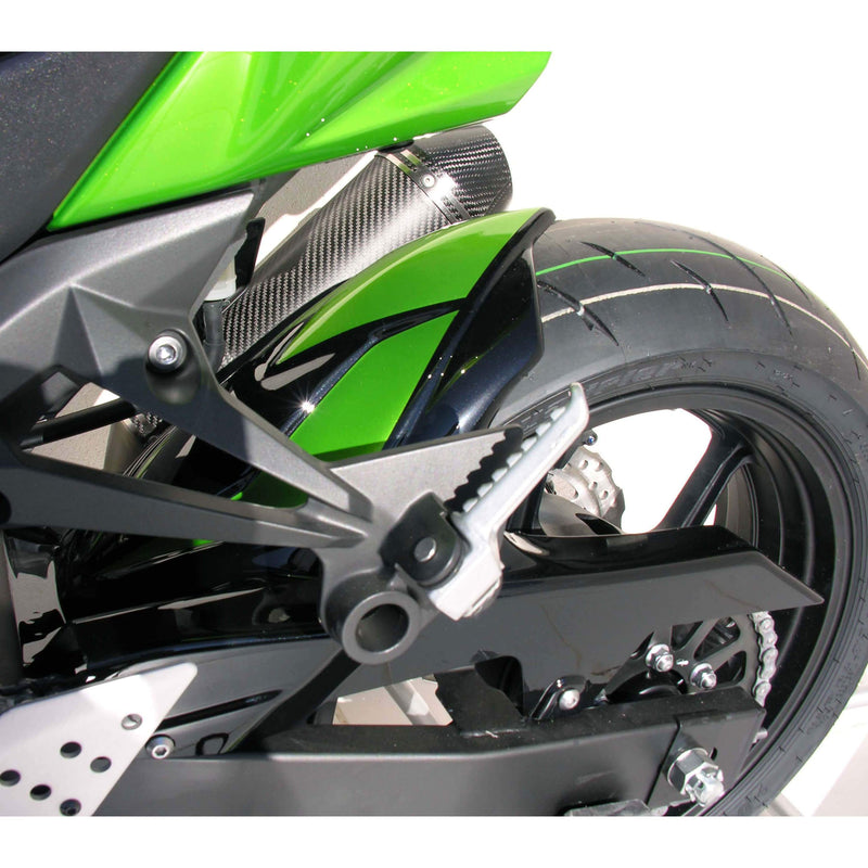 Hugger For Metallic Black and Metallic Green (Metallic Lime Green/Diablo Black) For Kawasaki Z 750 2007-2012