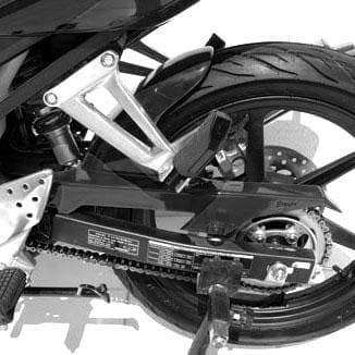 Hugger For Metallic Black (Ebony Black) For Honda CBR 125 R 2004-2009