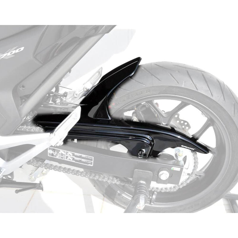 Hugger For Metallic Black (Ebony Black) For Honda NC 700 S 2012-2013