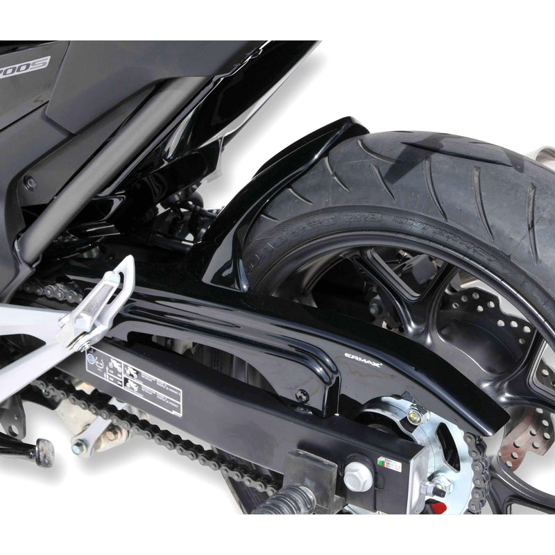 Hugger For Metallic Black (Ebony Black) For Honda NC 750 X 2014-2015