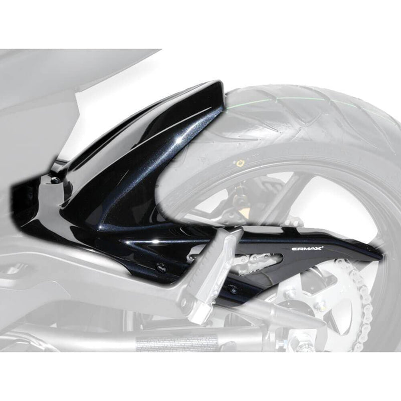 Hugger For Metallic Black (Metallic Spark Black) For Kawasaki ER-6F 2012-2015